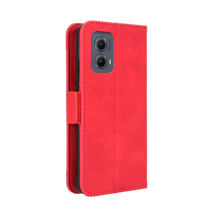 For Motorola Edge 2024 5G Skin Feel Calf Texture Card Slots Leather Phone Case(Red) by buy2fix