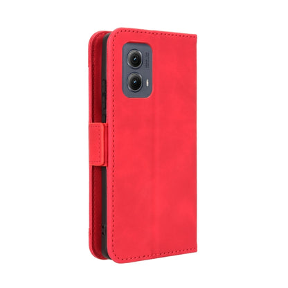 For Motorola Edge 2024 5G Skin Feel Calf Texture Card Slots Leather Phone Case(Red) by buy2fix