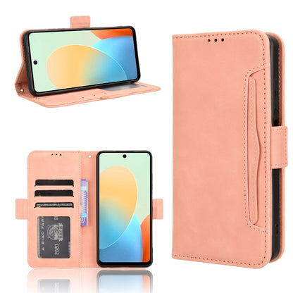 For Tecno Spark Go 2024 / Spark 20C Skin Feel Calf Texture Card Slots Leather Phone Case(Pink) by buy2fix