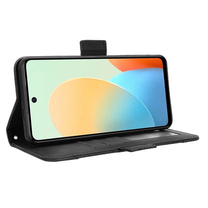 For Tecno Spark Go 2024 / Spark 20C Skin Feel Calf Texture Card Slots Leather Phone Case(Black) by buy2fix