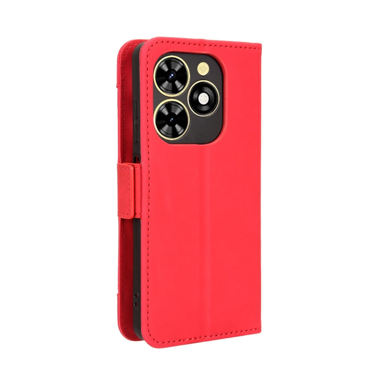 For Tecno Spark Go 2024 / Spark 20C Skin Feel Calf Texture Card Slots Leather Phone Case(Red) by buy2fix
