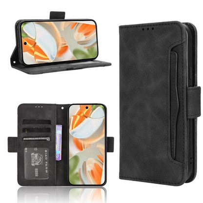 For Google Pixel 10 Pro / 10 Skin Feel Calf Texture Card Slots Leather Phone Case(Black) - Google Cases by buy2fix | Online Shopping UK | buy2fix