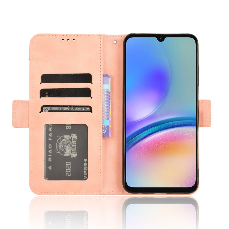 For Samsung Galaxy M14 / A05s Skin Feel Calf Texture Card Slots Leather Phone Case(Pink) by buy2fix