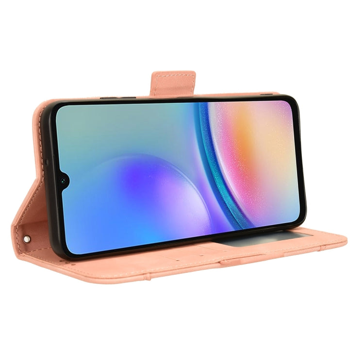 For Samsung Galaxy M14 / A05s Skin Feel Calf Texture Card Slots Leather Phone Case(Pink) by buy2fix