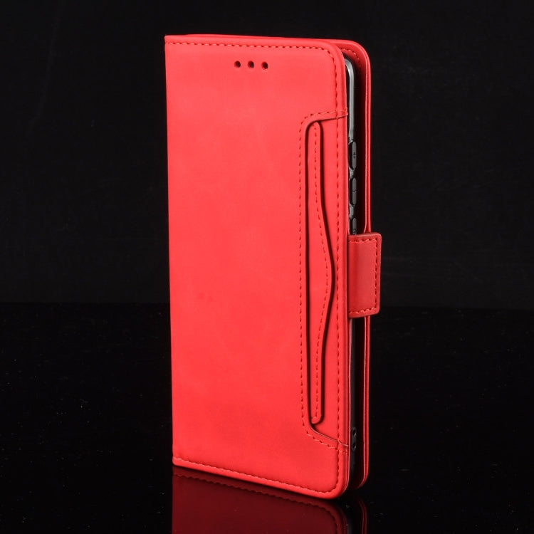 For Sony Xperia 1 VI 2024 Skin Feel Calf Texture Card Slots Leather Phone Case(Red) by buy2fix