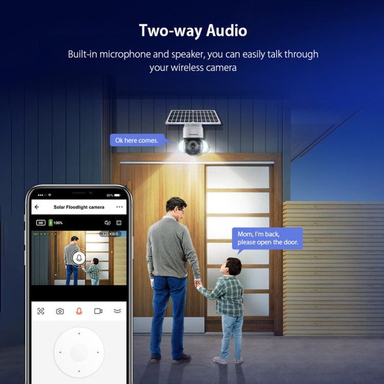 SHIWOJIA IP66 Waterproof 4G 3MP Solar Dome IP Camera, Two-way Audio & PIR Motion Detection & Night Vision, Version:AU(White) by buy2fix