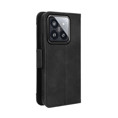 For Xiaomi 14 Skin Feel Calf Texture Card Slots Leather Phone Case(Black) - Xiaomi Cases by buy2fix | Online Shopping UK | buy2fix
