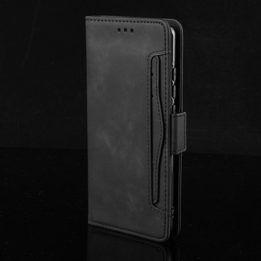 For Xiaomi Redmi Note 13 Pro 4G Global Skin Feel Calf Texture Card Slots Leather Phone Case(Black) - Xiaomi Cases by buy2fix | Online Shopping UK | buy2fix