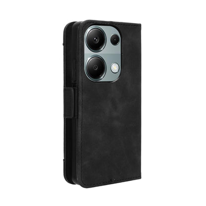 For Xiaomi Redmi Note 13 Pro 4G Global Skin Feel Calf Texture Card Slots Leather Phone Case(Black) - Xiaomi Cases by buy2fix | Online Shopping UK | buy2fix