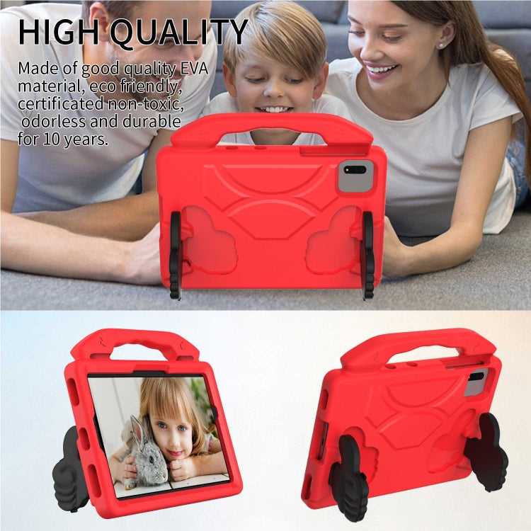 For Samsung Galaxy Tab S7 / S8 Children EVA Shockproof Tablet Case with Thumb Bracket(Red) - Galaxy Tab S8 Cases by buy2fix | Online Shopping UK | buy2fix