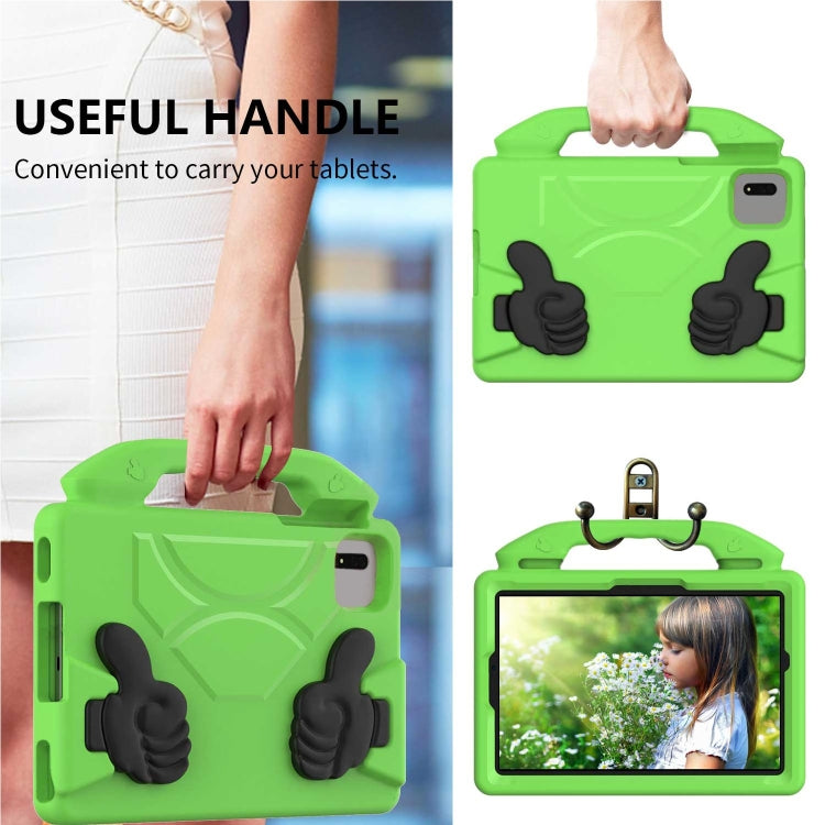 For Samsung Galaxy Tab S7 / S8 Children EVA Shockproof Tablet Case with Thumb Bracket(Green) by buy2fix
