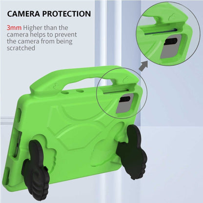 For Samsung Galaxy Tab S7 / S8 Children EVA Shockproof Tablet Case with Thumb Bracket(Green) by buy2fix