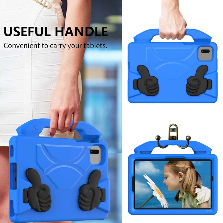 For Samsung Galaxy Tab S7 / S8 Children EVA Shockproof Tablet Case with Thumb Bracket(Blue) by buy2fix