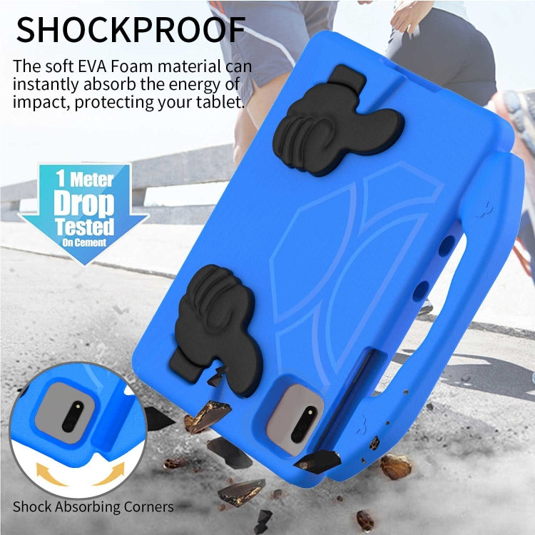 For Samsung Galaxy Tab S7 / S8 Children EVA Shockproof Tablet Case with Thumb Bracket(Blue) by buy2fix