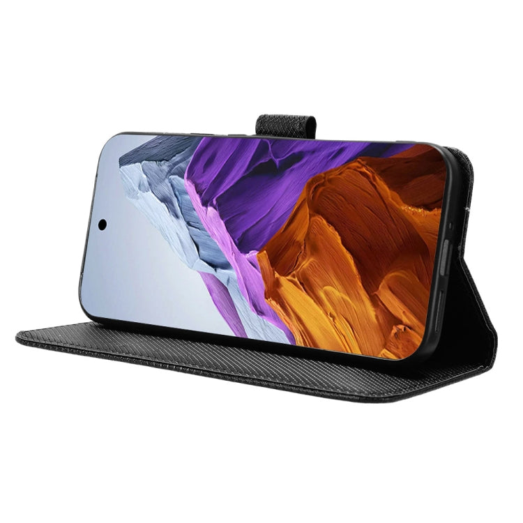 For Google Pixel 9 Pro Diamond Texture Leather Phone Case(Black) by buy2fix