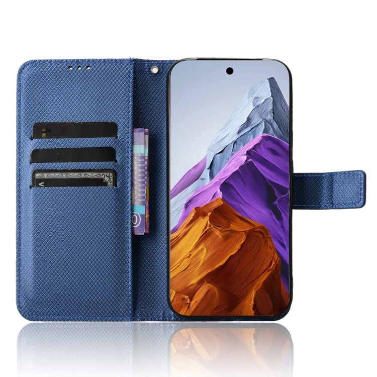 For Google Pixel 9 Pro Diamond Texture Leather Phone Case(Blue) by buy2fix