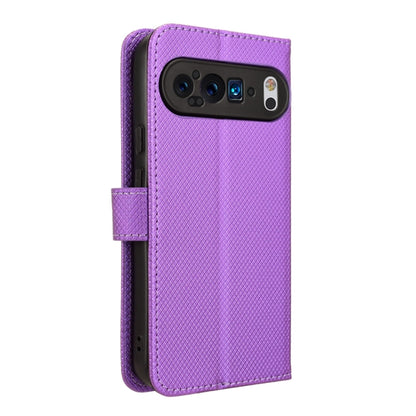 For Google Pixel 9 Diamond Texture Leather Phone Case(Purple) by buy2fix
