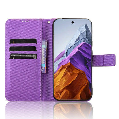 For Google Pixel 9 Diamond Texture Leather Phone Case(Purple) by buy2fix