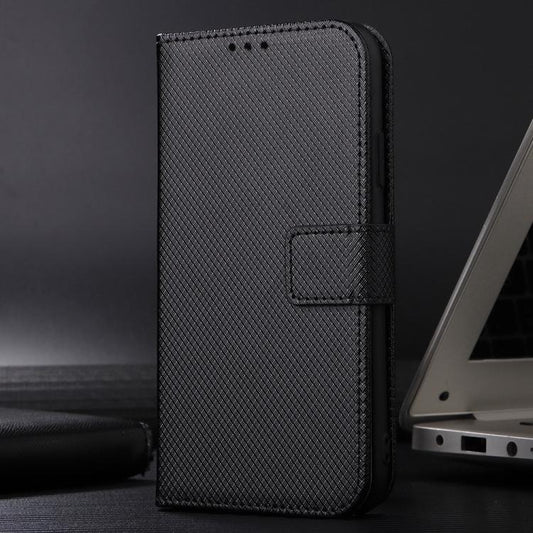 For Google Pixel 10 Pro XL Diamond Texture Leather Phone Case(Black) - Google Cases by buy2fix | Online Shopping UK | buy2fix