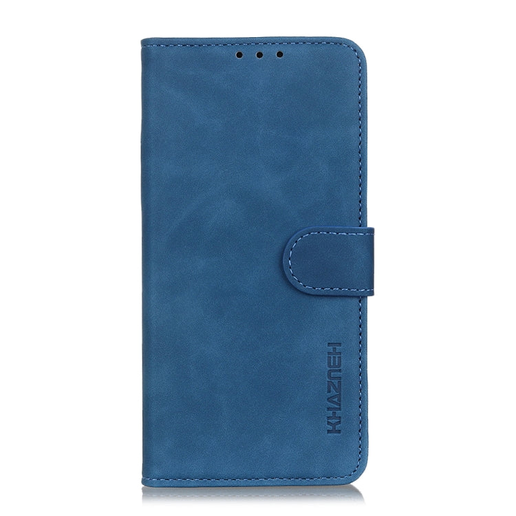 For Xiaomi 14 KHAZNEH Retro Texture Flip Leather Phone Case(Blue) - Xiaomi Cases by buy2fix | Online Shopping UK | buy2fix