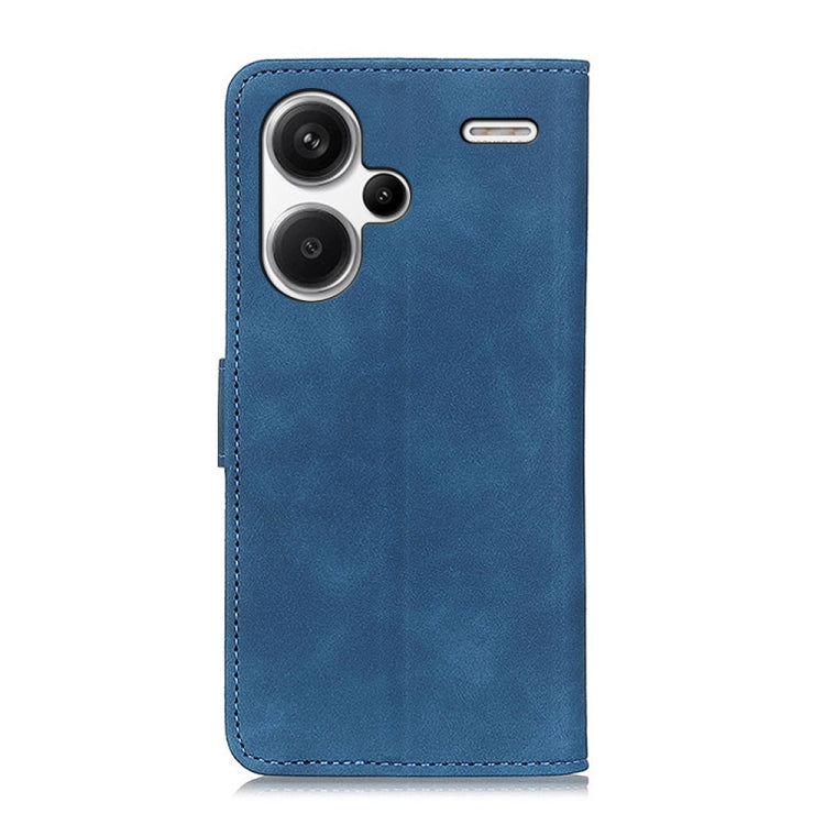 For Xiaomi Redmi Note 13 Pro+ KHAZNEH Retro Texture Flip Leather Phone Case(Blue) - Xiaomi Cases by buy2fix | Online Shopping UK | buy2fix