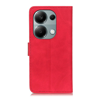 For Xiaomi Redmi Note 13 4G KHAZNEH Retro Texture Flip Leather Phone Case(Red) - Xiaomi Cases by buy2fix | Online Shopping UK | buy2fix