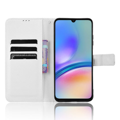 For Samsung Galaxy M14 4G / A05S 4G Diamond Texture Leather Phone Case(White) by buy2fix