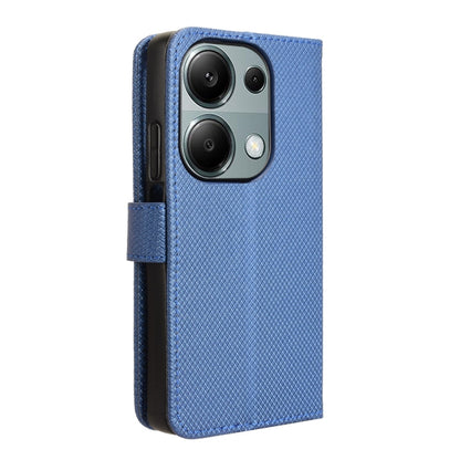 For Xiaomi Redmi Note 13 Pro 4G Global Diamond Texture Leather Phone Case(Blue) - Xiaomi Cases by buy2fix | Online Shopping UK | buy2fix