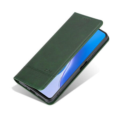 For Huawei Maimang 20 AZNS Magnetic Calf Texture Flip Leather Phone Case(Dark Green) - Huawei Cases by AZNS | Online Shopping UK | buy2fix