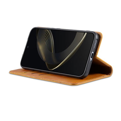 For Huawei Nova 11 Pro AZNS Magnetic Calf Texture Flip Leather Phone Case(Light Brown) - Huawei Cases by AZNS | Online Shopping UK | buy2fix