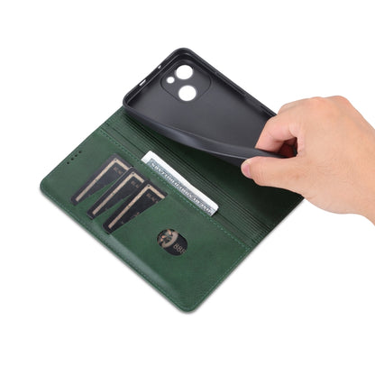 For Huawei Maimang A20 AZNS Magnetic Calf Texture Flip Leather Phone Case(Dark Green) - Huawei Cases by AZNS | Online Shopping UK | buy2fix