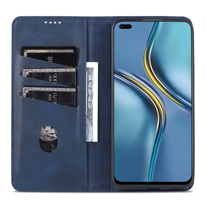 For Huawei Enjoy 60 Pro AZNS Magnetic Calf Texture Flip Leather Phone Case(Dark Blue) - Huawei Cases by AZNS | Online Shopping UK | buy2fix