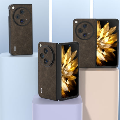 For OPPO Find N3 / OnePlus Open ABEEL Dream Litchi Texture PU Phone Case(Khaki) - OPPO Cases by buy2fix | Online Shopping UK | buy2fix