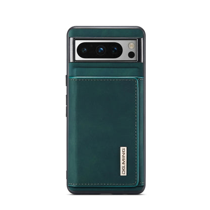 For Google Pixel 8 Pro DG.MING M1 Series 3-Fold Multi Card Wallet + Magnetic Phone Case(Green) - Google Cases by DG.MING | Online Shopping UK | buy2fix