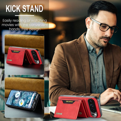 For Google Pixel 9 Pro XL DG.MING M2 Series 3-Fold Multi Card Bag + Magnetic Phone Case(Red) - Google Cases by DG.MING | Online Shopping UK | buy2fix