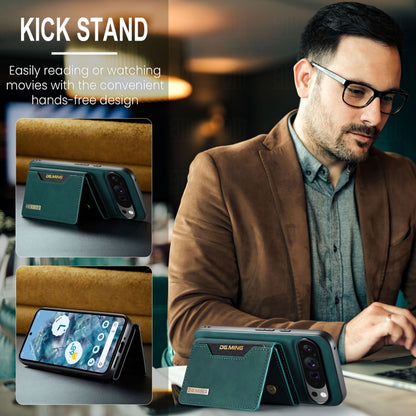 For Google Pixel 9 Pro XL DG.MING M2 Series 3-Fold Multi Card Bag + Magnetic Phone Case(Green) - Google Cases by DG.MING | Online Shopping UK | buy2fix