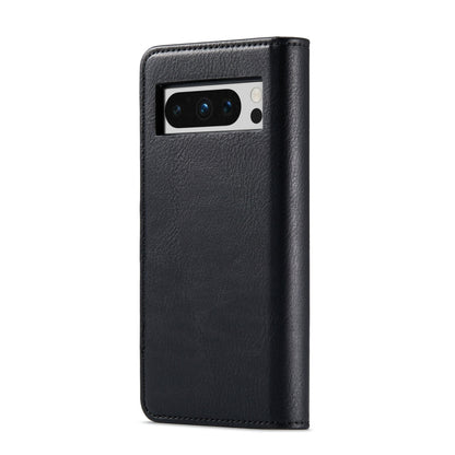 For Google Pixel 8 Pro DG.MING Crazy Horse Texture Detachable Magnetic Leather Phone Case(Black) - Google Cases by DG.MING | Online Shopping UK | buy2fix