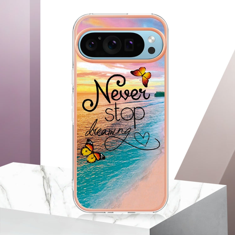 For Google Pixel 9 Pro XL Electroplating IMD TPU Phone Case(Dream Butterfly) by buy2fix