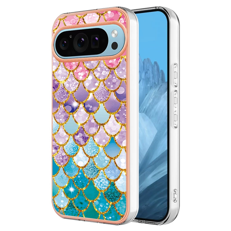 For Google Pixel 9 Pro XL Electroplating IMD TPU Phone Case(Colorful Scales) by buy2fix