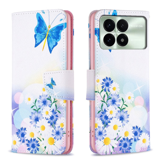 For Xiaomi Redmi K70 / K70 Pro Colored Drawing Pattern Leather Phone Case(Butterfly Love) - Xiaomi Cases by buy2fix | Online Shopping UK | buy2fix