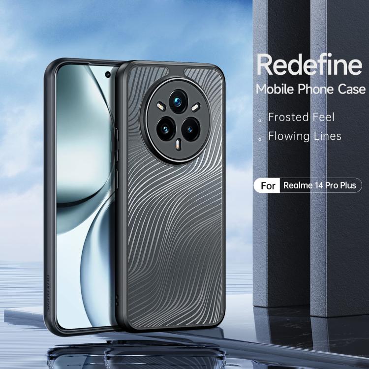 For Realme 14 Pro+ DUX DUCIS Aimo Series TPU + PC Frosted Feel Phone Case(Black) - Realme Cases by DUX DUCIS | Online Shopping UK | buy2fix