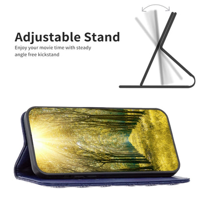 For Xiaomi Redmi K70 / K70 Pro Diamond Lattice Magnetic Leather Flip Phone Case(Blue) - Xiaomi Cases by buy2fix | Online Shopping UK | buy2fix