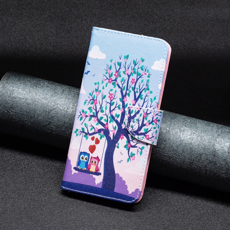 For Xiaomi Redmi Note 13 Pro 4G Global Colored Drawing Pattern Leather Phone Case(Owl) - Xiaomi Cases by buy2fix | Online Shopping UK | buy2fix