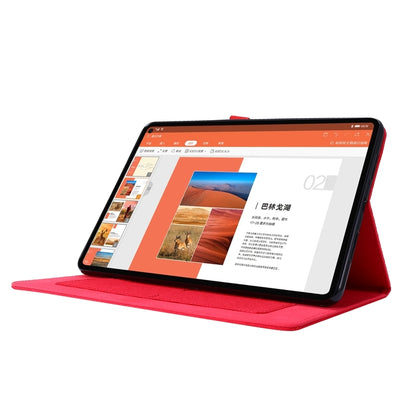 For Huawei MatePad SE 11 2024 Fabric Leather Tablet Case(Red) - Huawei by buy2fix | Online Shopping UK | buy2fix
