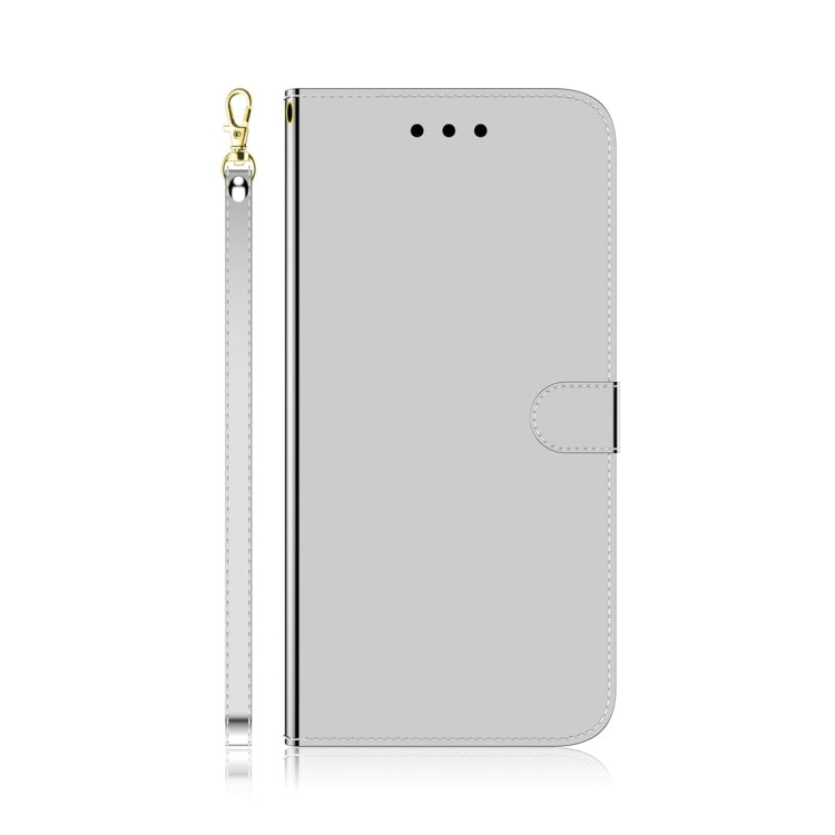 For Nokia C12 Imitated Mirror Surface Leather Phone Case(Silver) by buy2fix
