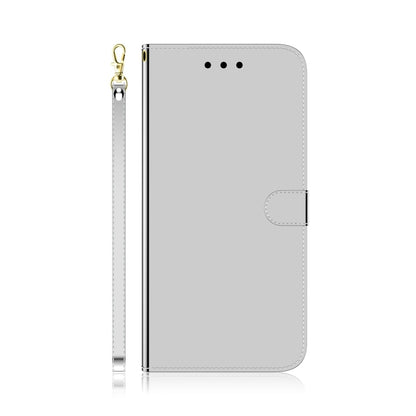 For Nokia C12 Imitated Mirror Surface Leather Phone Case(Silver) by buy2fix