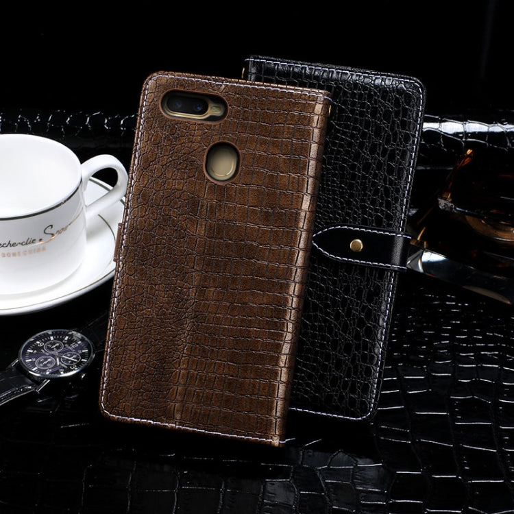 For Nokia 5.3 idewei Crocodile Texture Horizontal Flip Leather Case with Holder & Card Slots & Wallet(Black) - Nokia Cases by idewei | Online Shopping UK | buy2fix
