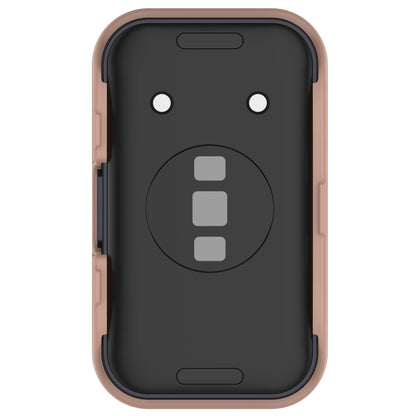 For Huawei Band 10 / 9 / 8 PC + Tempered Film Integrated Protective Watch Case(Pink) by buy2fix