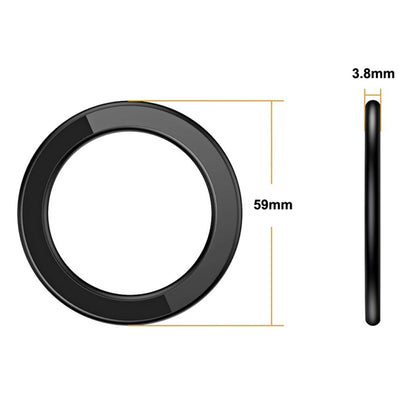 Universal Magic Wall Sticker Pad Phone Holder(Black) - Shower & Wall Mounts by buy2fix | Online Shopping UK | buy2fix