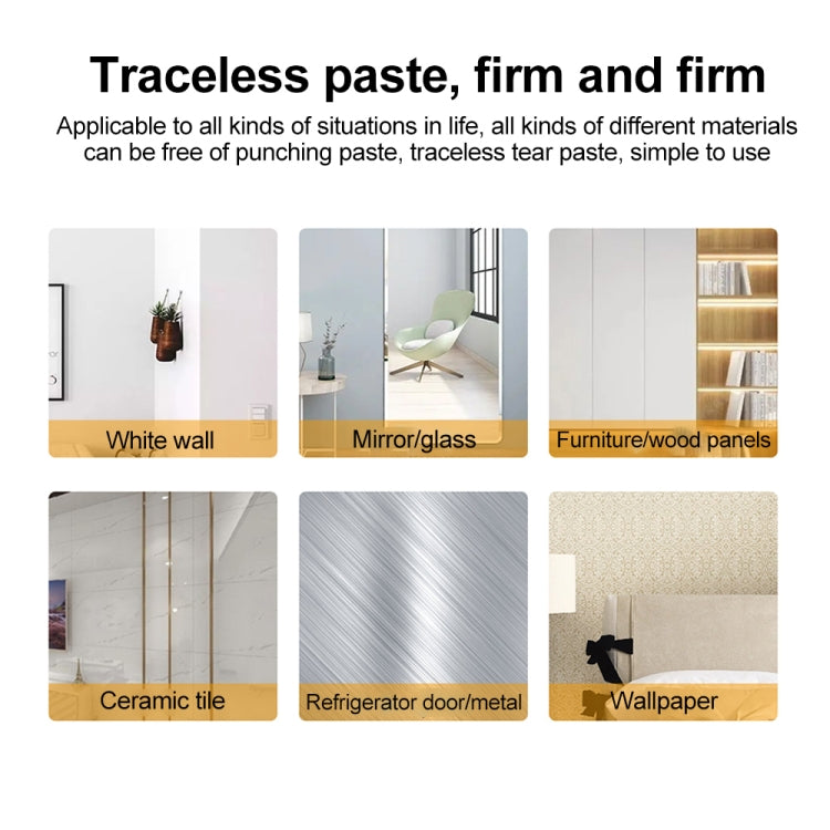 Universal Magic Wall Sticker Pad Phone Holder(Gold) - Shower & Wall Mounts by buy2fix | Online Shopping UK | buy2fix